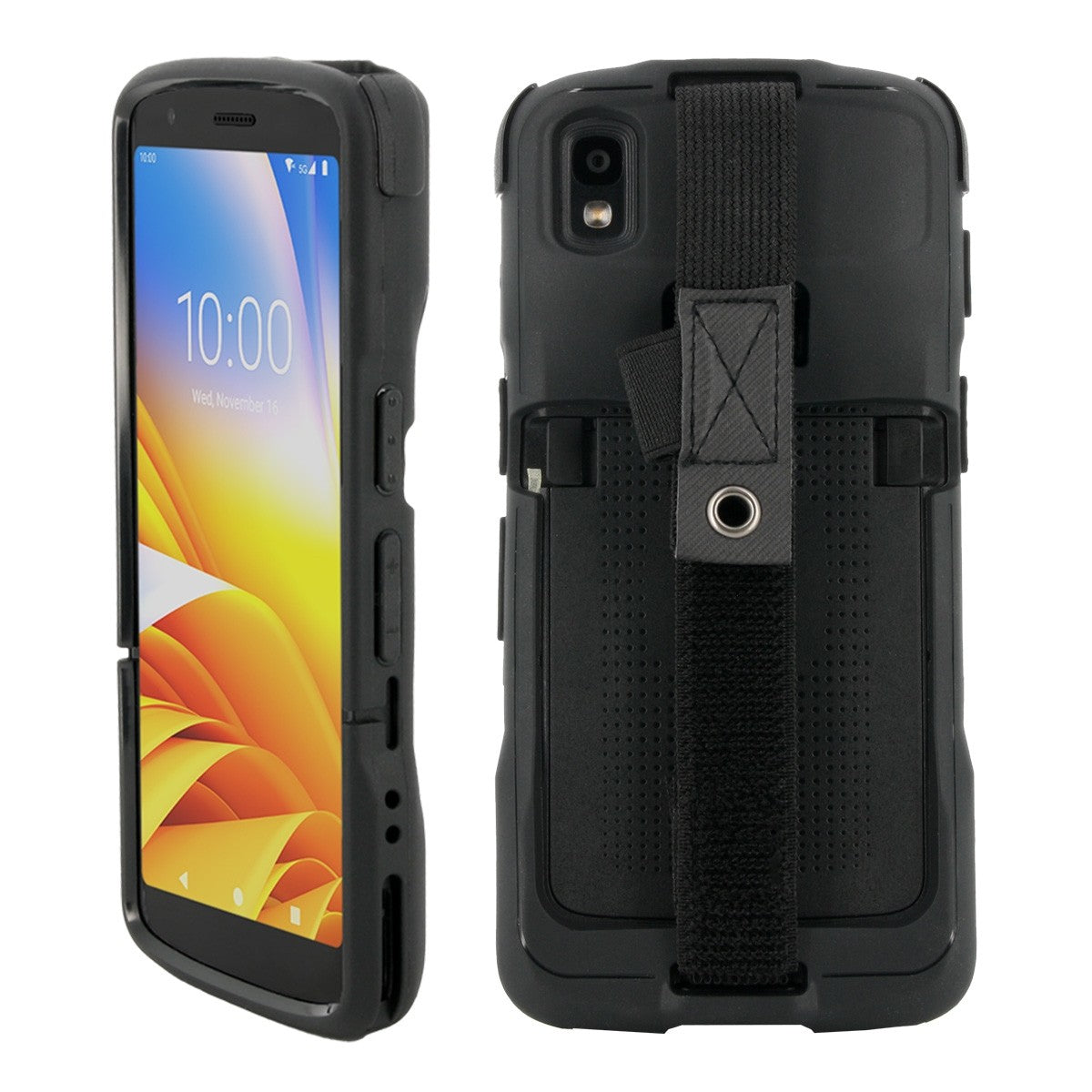 Zebra TC27 protective boot + handstrap (Mobilis)